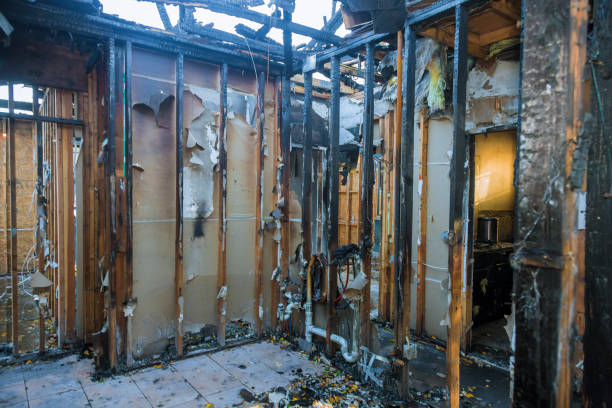 Professional Emergency Fire Cleanup technician working in Ardmore, PA